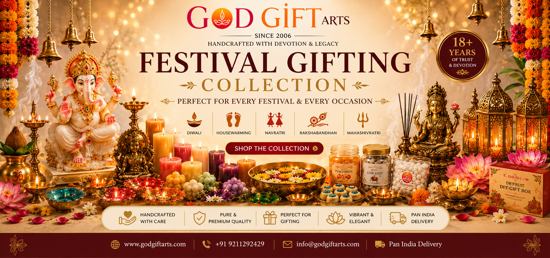 Festival Collection | Diwali Gifts & Puja Essentials | God Gift Arts