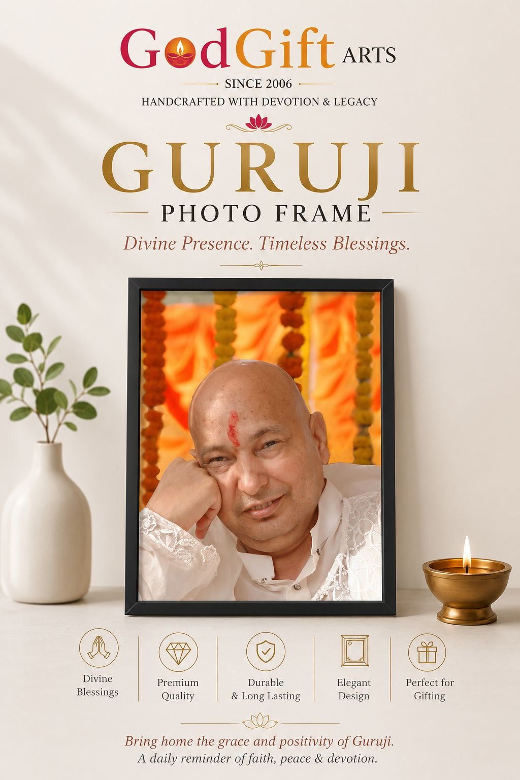 Guru Ji Frame by GOD GIFT ARTS - GGA Guruji Collection